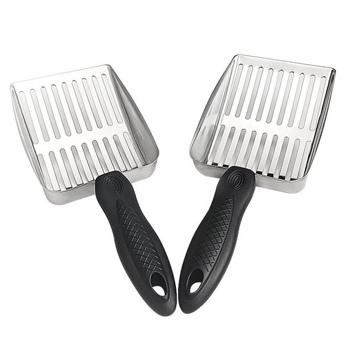 Cat Litter Scoop Pet Litter Box Ruffian Chicken Pet Pooper Scooper Stainless Steel Reptile Scoop Dog Cat Poop Scoop Large Beach Shovel