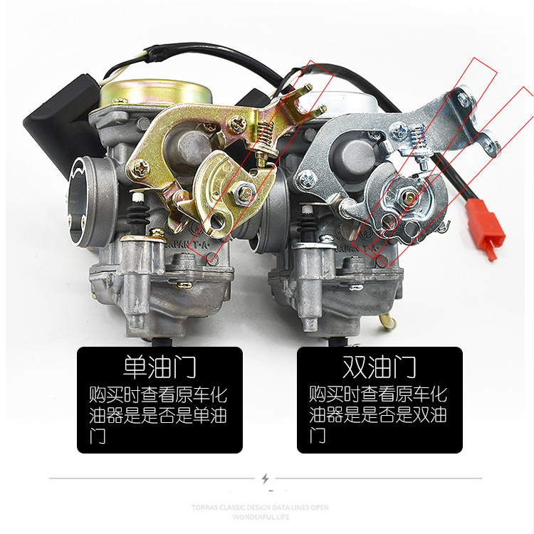 Carburador de motocicleta Qiao Ge100 Fuxi JOG Li Eagle Flying Eagle 100CC coche juego conjunto de carburador