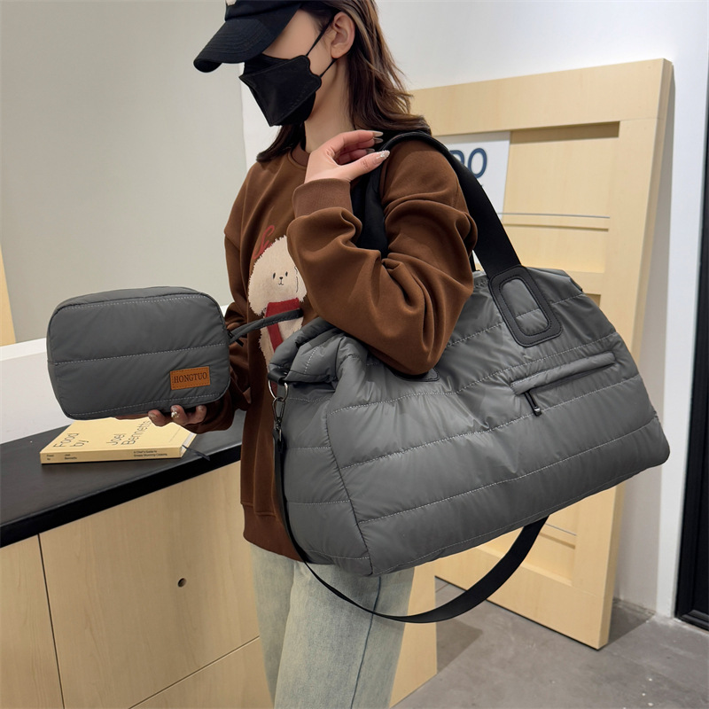 Simple, ocio, gran capacidad, viaje de corta distancia a la escuela, bolsa de equipaje de mano con bolsa de almacenamiento de diseño de bolsa pequeña