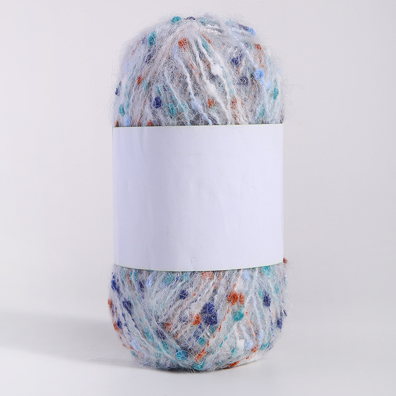 Doudou hilo hilo de bufanda hilo de lana punto de color mohael hilo tejido a mano diy arco iris tenis de mesa hilo mixto hilo de punto de pareja