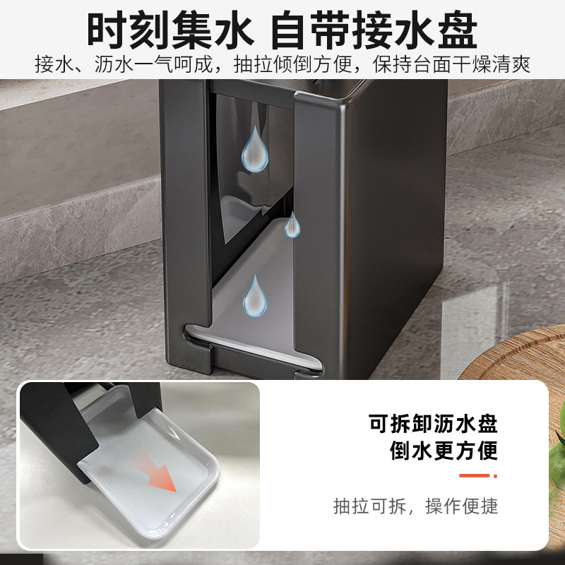 Soporte de cuchillo de cocina estante de almacenamiento encimera del hogar soporte de cuchillo de cocina montado en la pared multi-funcional soporte de cuchillo de drenaje estante de almacenamiento