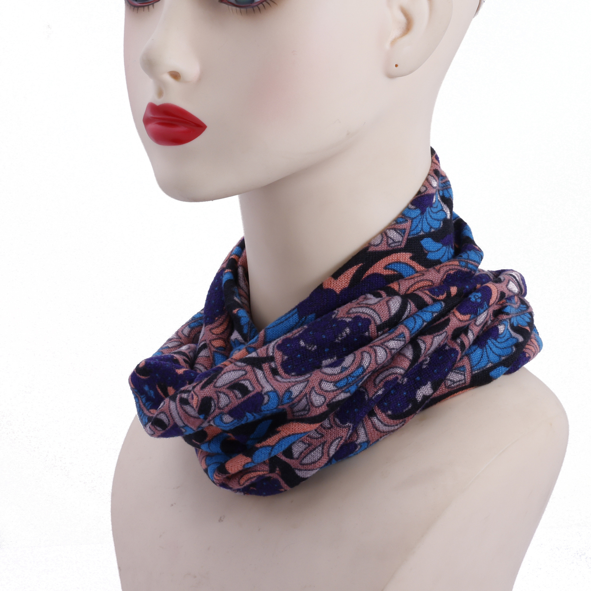 Hombres y mujeres cuello de otoño y invierno calentamiento cuello de moda turbante multifuncional máscara de ciclismo sombrero de pila