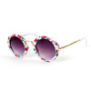 Children's sunglasses, retro metal glasses suitable for men and women