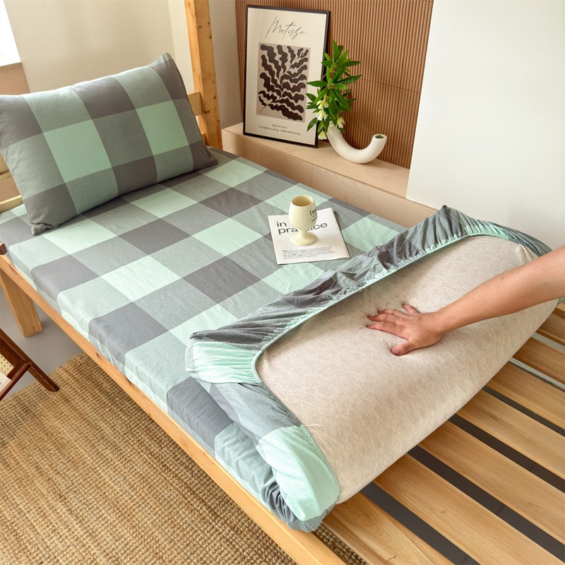 Cubierta de cama de algodón para dormitorio de estudiantes durante la temporada escolar Cubierta de cama de algodón 90x190 Cubierta protectora de colchón individual para dormitorio