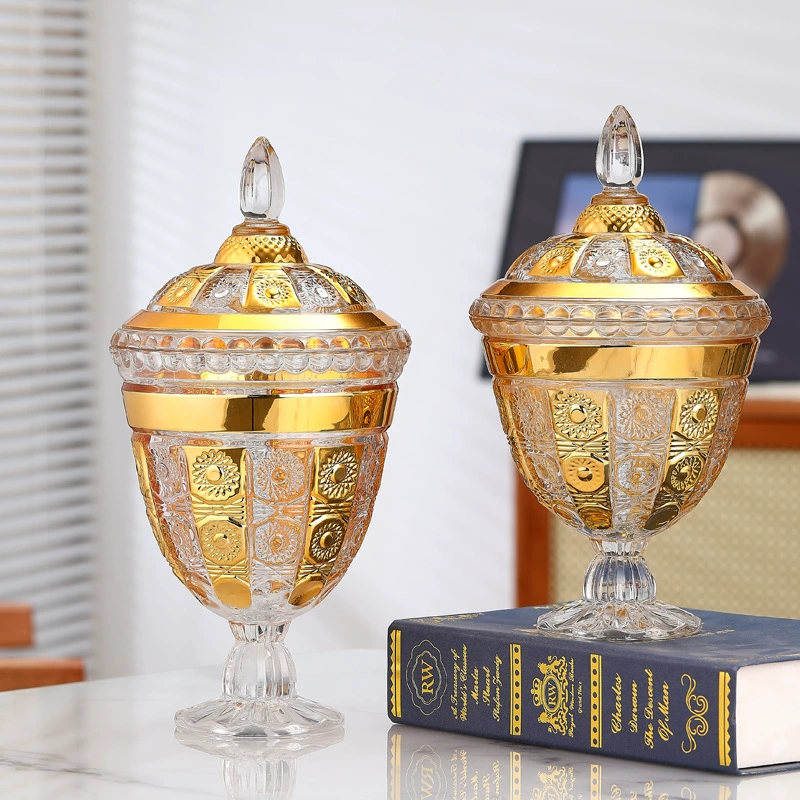 Glass storage system solar-powered, accessory, box, European style, light luxury style