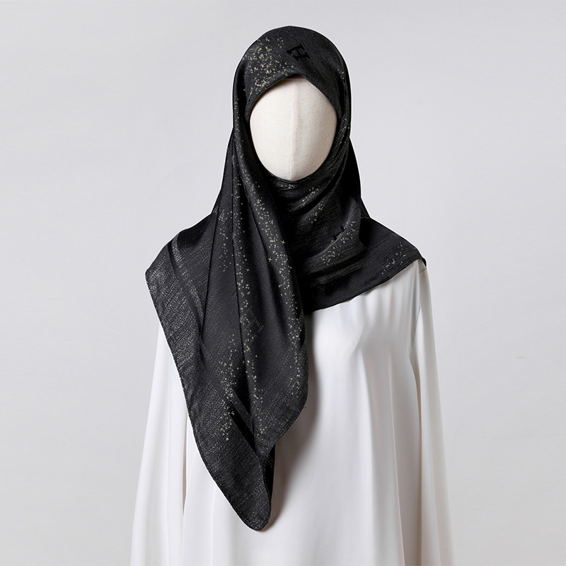 Fashionable Turkish Women's Solid Color Shawl Exquisite Headscarf Multi-Functional Scarf For Women_voghion.com