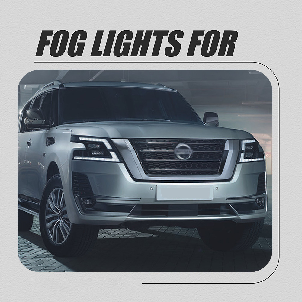 Aplicable a Nissan 20 / 21 nuevo conjunto de lámpara de niebla LED, lámpara de niebla, lámpara de barra delantera, lámpara de viaje diurna