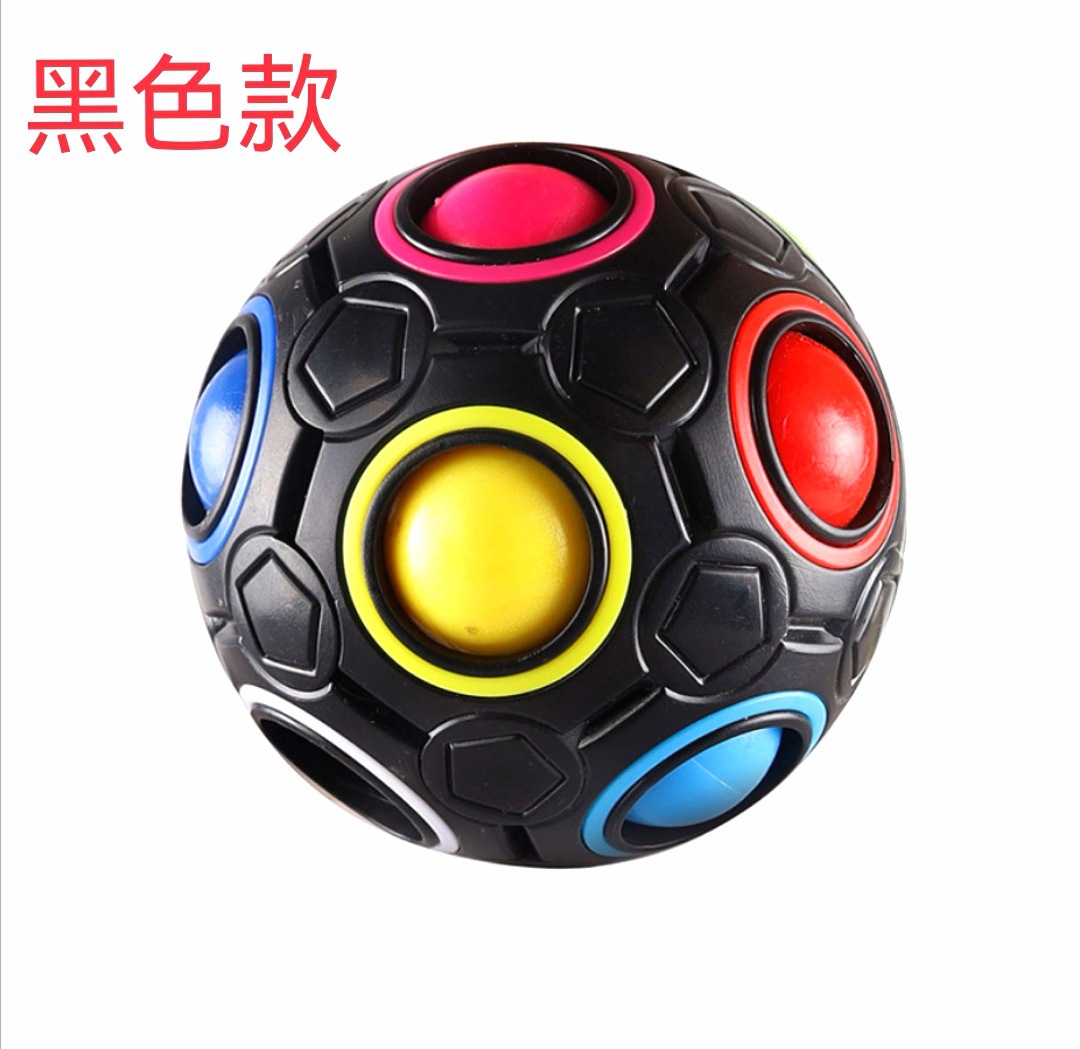 Caja de color mágica del cubo del fútbol de la bola del arco iris de LA BOLA MÁGICA del arco iris