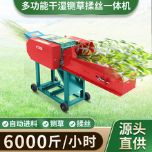 新型鍘草揉絲一體機養殖家用小大型干濕兩用秸稈粉碎機牛羊切草機