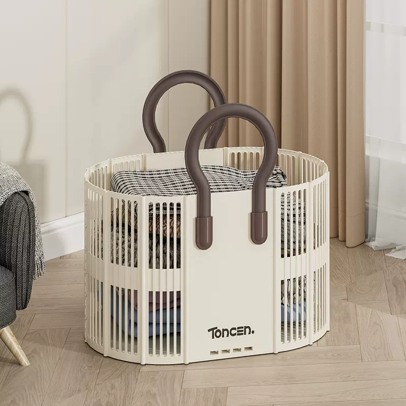 脏衣篮超大容量家用手提式卫生间折叠收纳篮杂物多功能镂空收纳筐