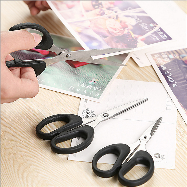 Office scissors student diy paper cutter household kitchen stainless steel scissors children handmade small scissors