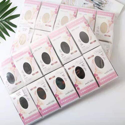 Independent packaging crystal silk ultra-thin transparent shaping skin color flesh color socks ladies silk stockings gift socks manufacturer 