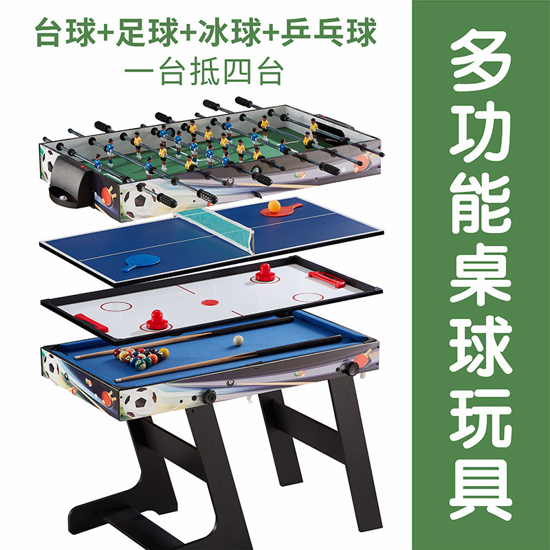 Máquina de futbolín Juguetes para niños en la mesa Juego de mesa de fútbol Puesto doméstico al aire libre Nuevo estilo Blast Professional Black 8/