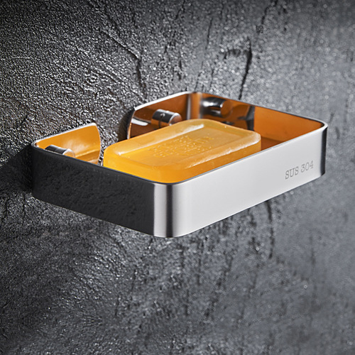 304 stainless steel soap box drain laundry pool soap rack hotel soap dish bathroom toilet soap net