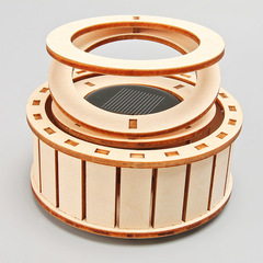 Primary school students science and technology small production solar double ring scientific steam experimental teaching aids diy toys wholesale new products