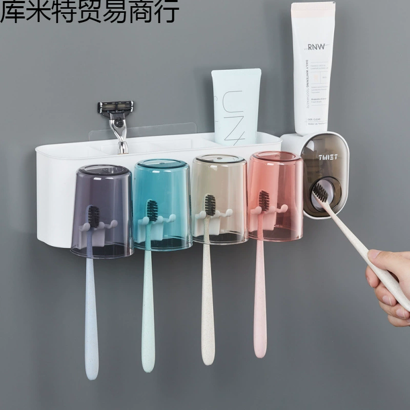 Toothbrush, wall mouthwash