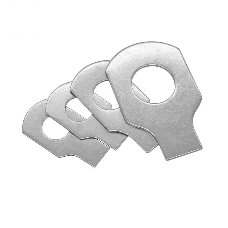 不锈钢304单耳垫圈GB854单耳止动垫片锁紧垫圈片M3M4M5M6M8-M48