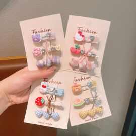 宝宝发夹儿童不伤发女童碎发侧边夹可爱头饰鸭嘴夹发饰发卡批发