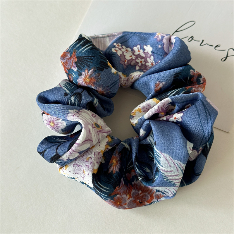 11g Weight Hair Tie Hair Accessories Type 1 Piece Quantity Banquet, Daily, Street Occasion Cloth Material Floral Pattern All Seasons Season Women's Gender Elegant, Lady, Advanced Sense Style Elegant Lady Advanced Sense Women's Floral Cloth Hair Tie 8