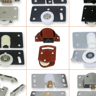 Wardrobe Sliding Door Pulley, Sliding Door Accessories Upper Wheel, Lower Track Roller, Old-Fashioned Sliding Door Wheel, Concave Wheel Cabinet Door