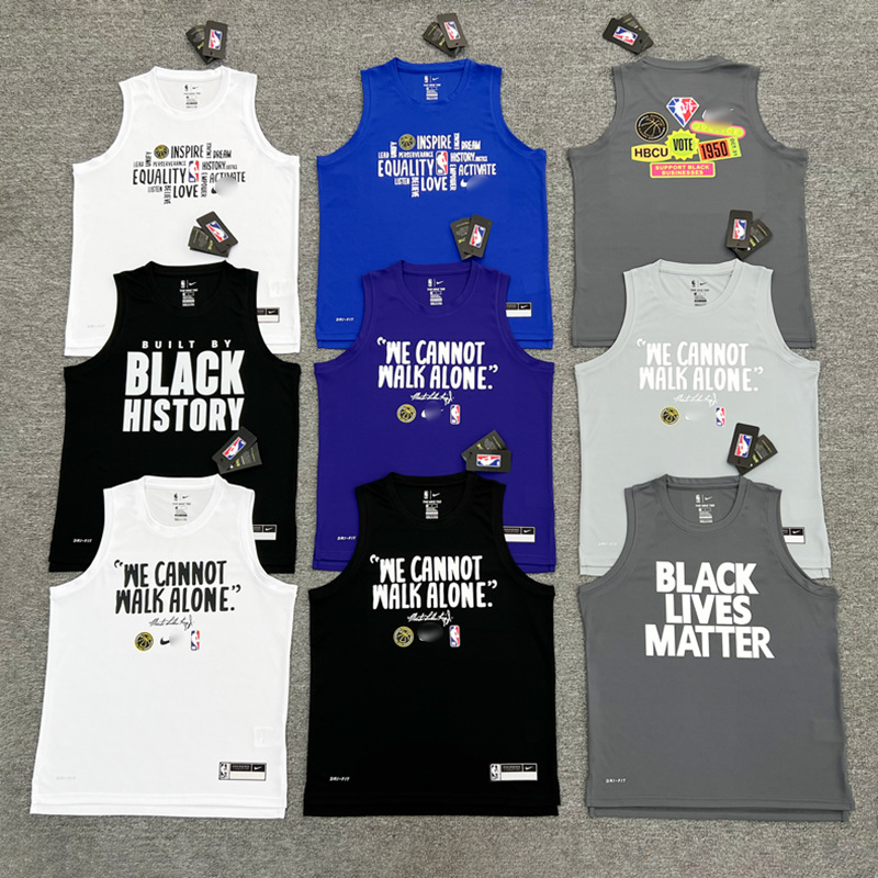 American-style basketball training shirt, breathable, sweat-wicking, loose-fitting, men's practical fitness sports top, quick-dry sleeveless vest
