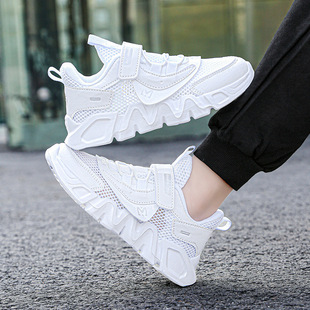 Boys' Sports Shoes Single Mesh Breathable Children's Sports Casual Shoes Fashionable and Versatile