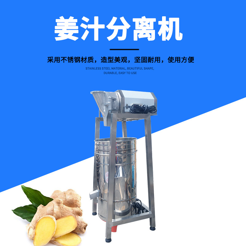 九盈TJ-105生姜打汁机 商用不锈钢打姜汁机 生姜汁渣分离机