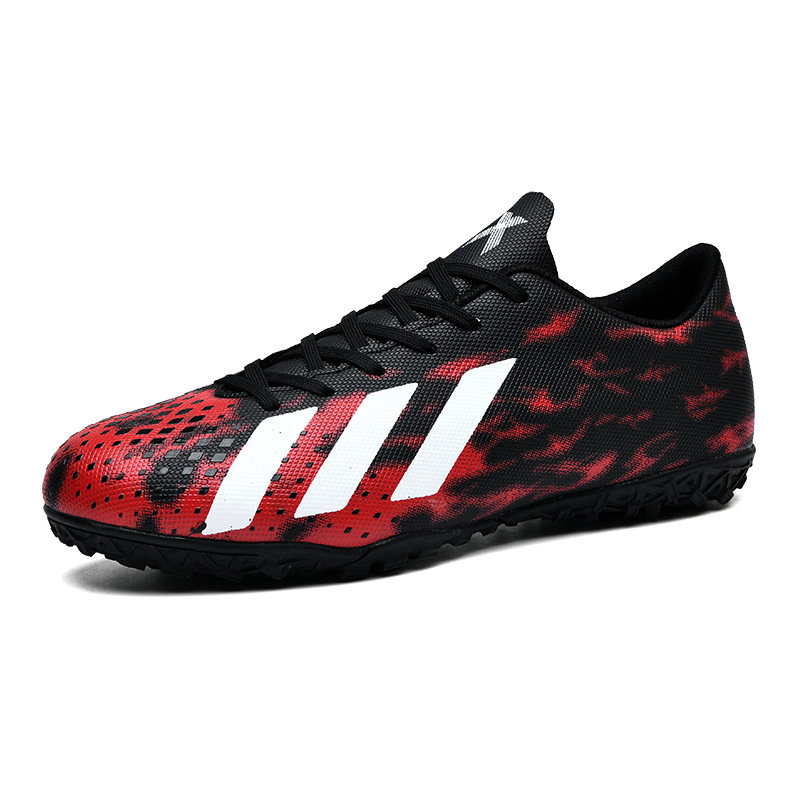 Binbinniao zapatos de fútbol transfronterizos para hombres y mujeres uñas largas rotas para jóvenes antideslizantes resistentes al desgaste de Alta Parte superior baja zapatos de entrenamiento de fútbol
