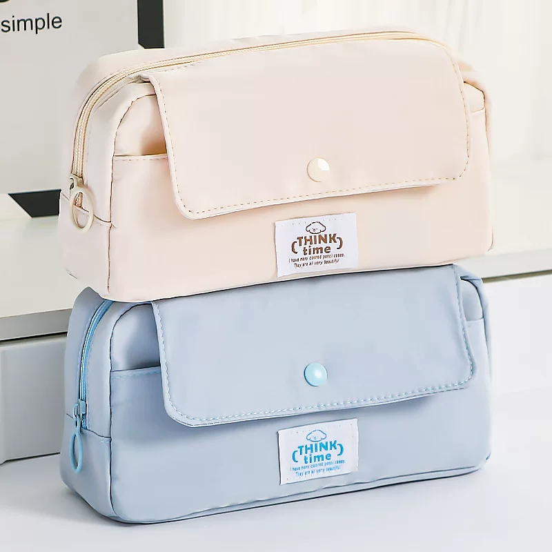 Capacious Universal Pencil Case for Elementary Students, 22×9×12 cm, Lightweight 85 g