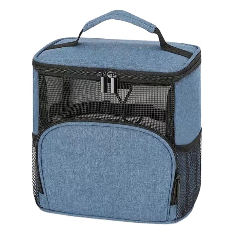 Bolsa de cosméticos impermeable de malla bolsa de lavado de gran capacidad portátil para mujeres cosméticos para hombres necesidades diarias bolsa de almacenamiento de viaje