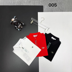 フィッシュポロシャツメンズ 2025 新しいコットンラペルトップビジネスカジュアル半袖 Tシャツ