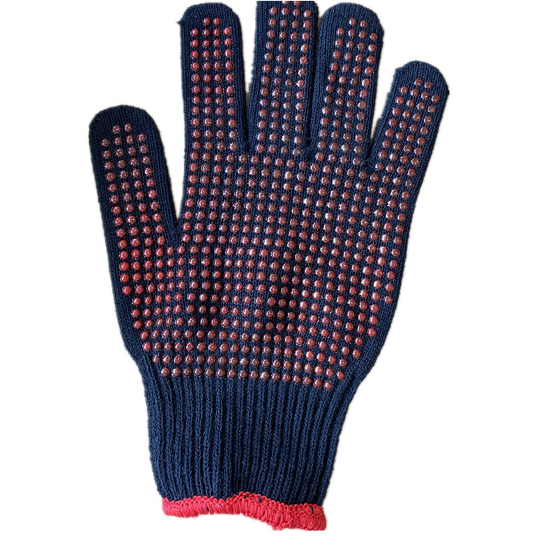 Guantes de peluquería resistentes a altas temperaturas transfronterizos guantes de silicona con cuentas de PVC rizador de pelo guantes de aislamiento térmico anti-quemaduras en caliente recta