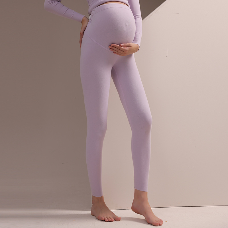 孕妇德绒秋衣秋裤保暖套装秋冬产后哺乳月子服睡衣7A打底衣家居服|undefined