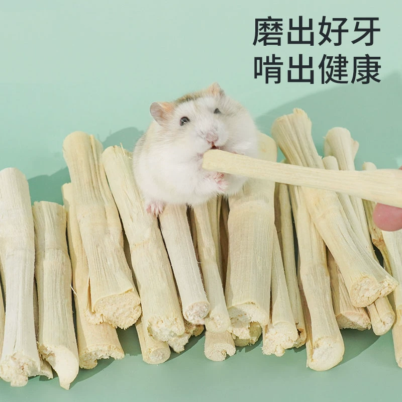 Хомяк Сладкая бамбуковая молярная палочка Набор моляров Кролик Золотой медведь Голландская свинья Тоторо Принадлежности Яблочная ветка Тоторо Игрушка Закуски