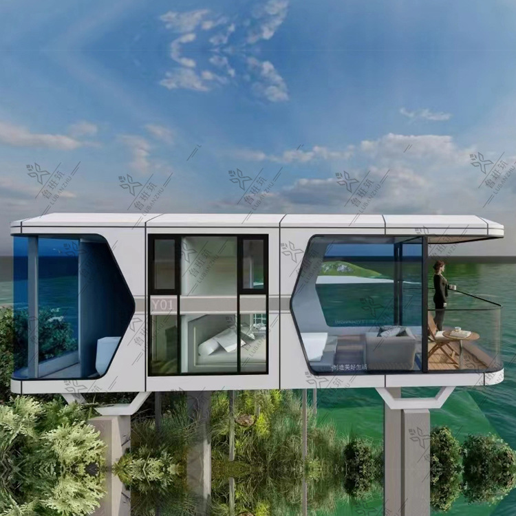 Internet celebridad espacio cápsula paisaje B & B vagando cabina Apple cabina templado aislamiento móvil cabina creativo Casa