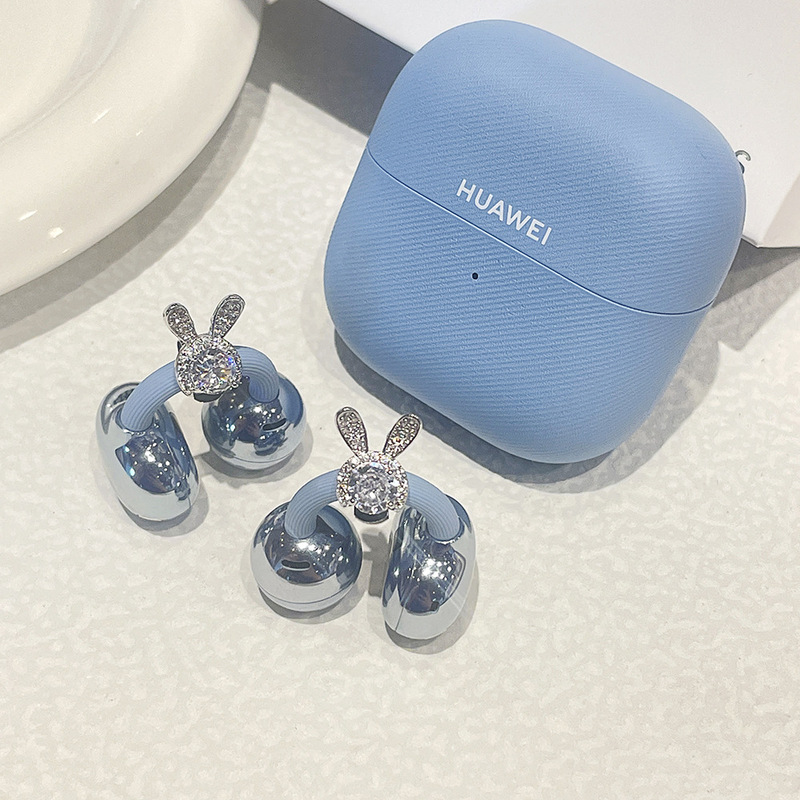 2025 New Freeclip 1/2 Generation Earphone Drill Buckle Ear Clip Mini Bunny Ear Accessories Niche Original