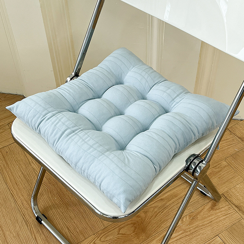 Clear sky blue (square) full filling, soft plaid