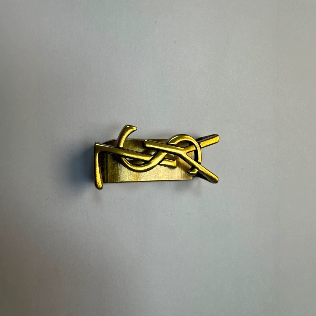 3.0细腰带扣戒指 Y字复古扣头 YS戒指鎏金戒指