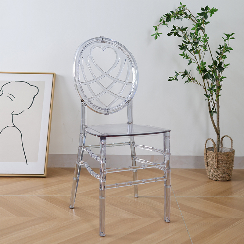 Silla de amor de acrílico