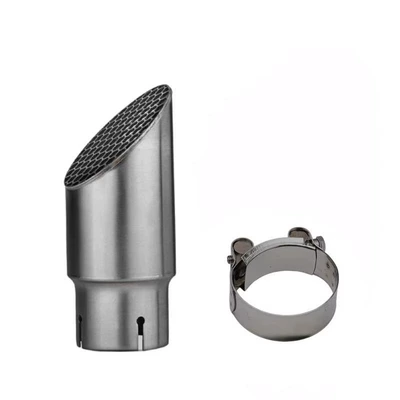 Motorcycle exhaust pipe, 51mm diameter, universal model with a mesh rear section, suitable for the Climb 400, non-destructive installation (Motorcycle exhaust pipe) - direct-payment