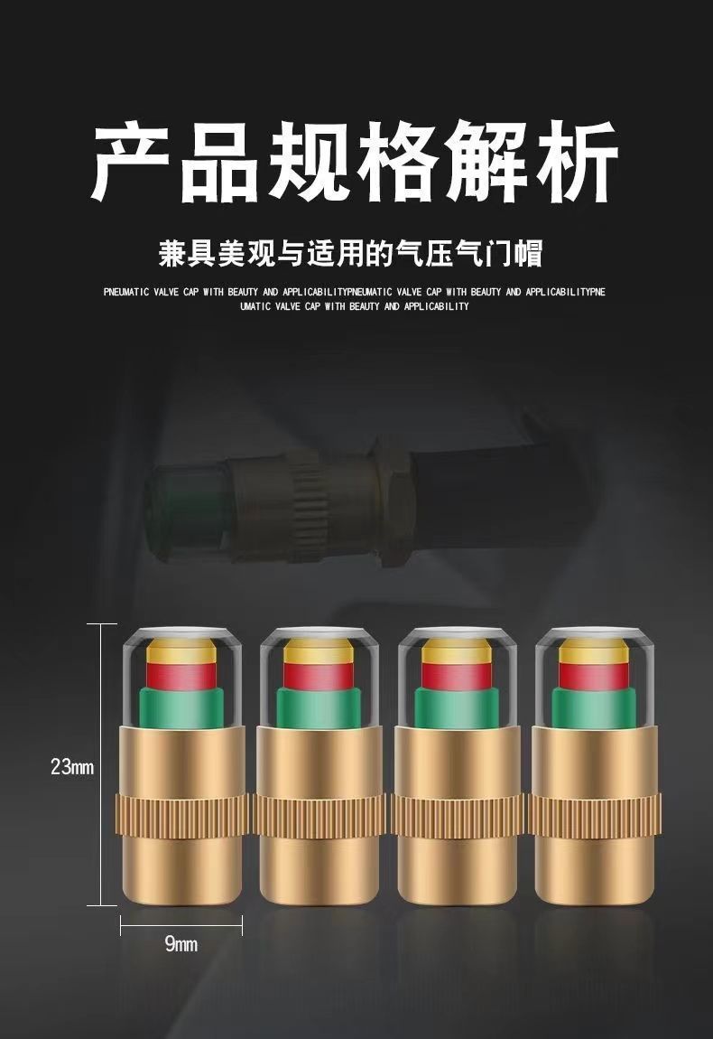 Tire Pressure Monitoring Valve Stem Cap Universal