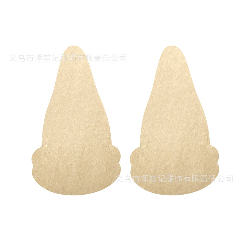 Paste de pecho invisible transpirable sin marcas, delgado y desechable, areola, no tejido, color de piel, cabello transfronterizo