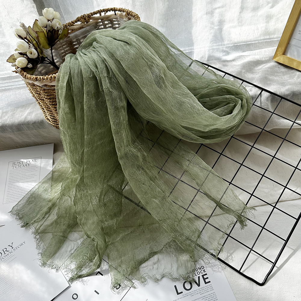 Silk olive green