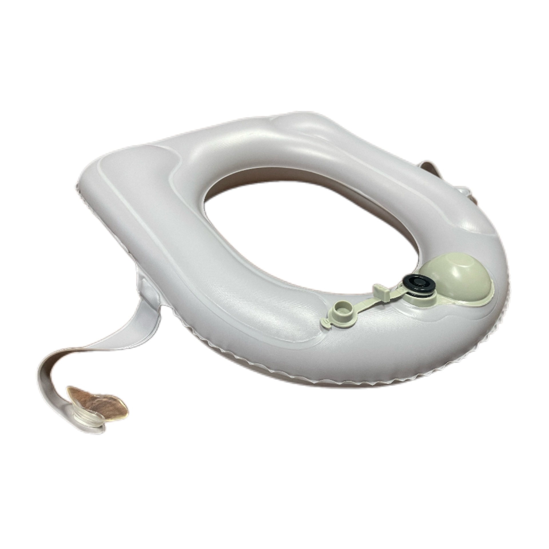 Cojín de inodoro de soplado de PVC inflable al por mayor Cojín de asiento de acné antipresión Cojín de inodoro de ventosa inflable