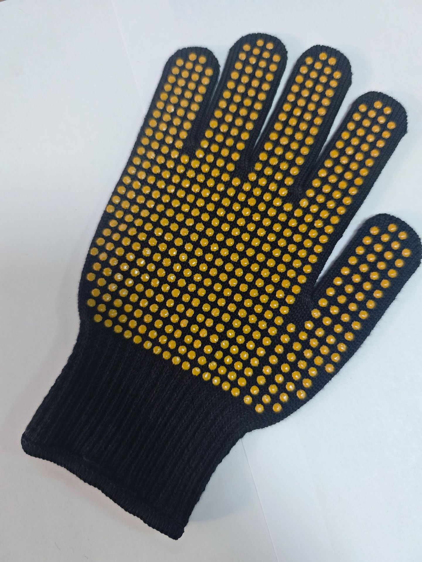 Alisador de pelo rizado con cuentas de puntos de PVC de doble cara transfronterizo, guantes aislantes antideslizantes para barbacoa resistentes a altas temperaturas, guantes antiescaldaduras