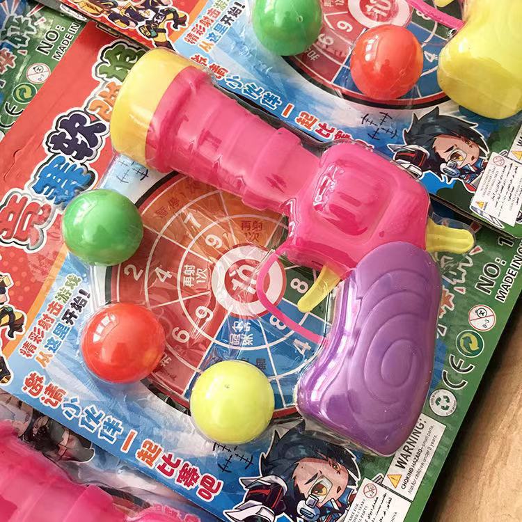 Juguetes para niños playa Tarjeta de succión juguete pistola juego casa juguete pintura juguetes 2 yuanes grandes almacenes al por mayor