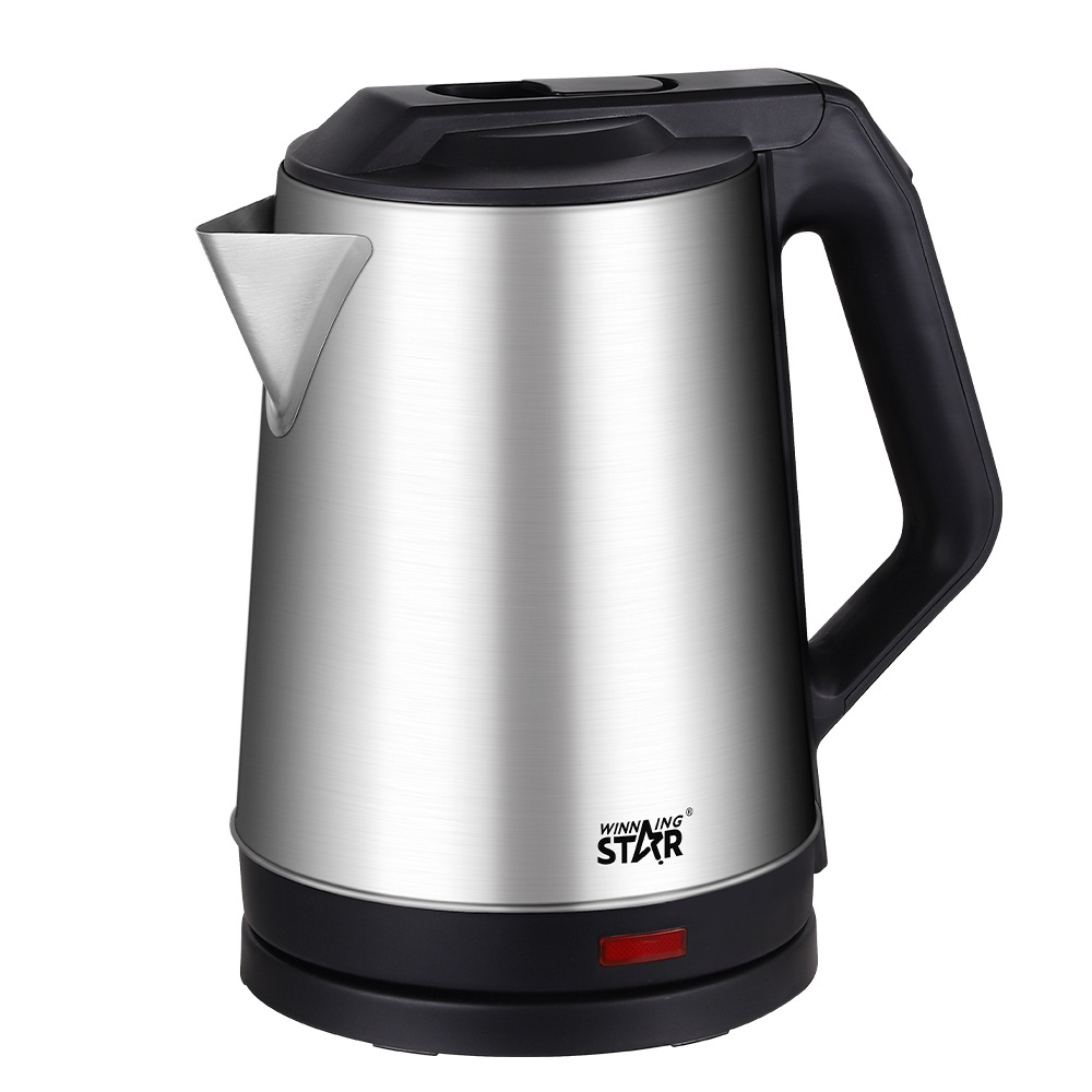 Ganador estrella transfronteriza Comercio exterior estándar británico estándar europeo Acero inoxidable Hervidor eléctrico hogar pequeño Hervidor eléctrico
