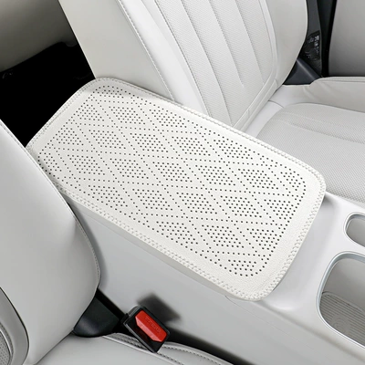 Armrest box pad – perforated car armrest box pad