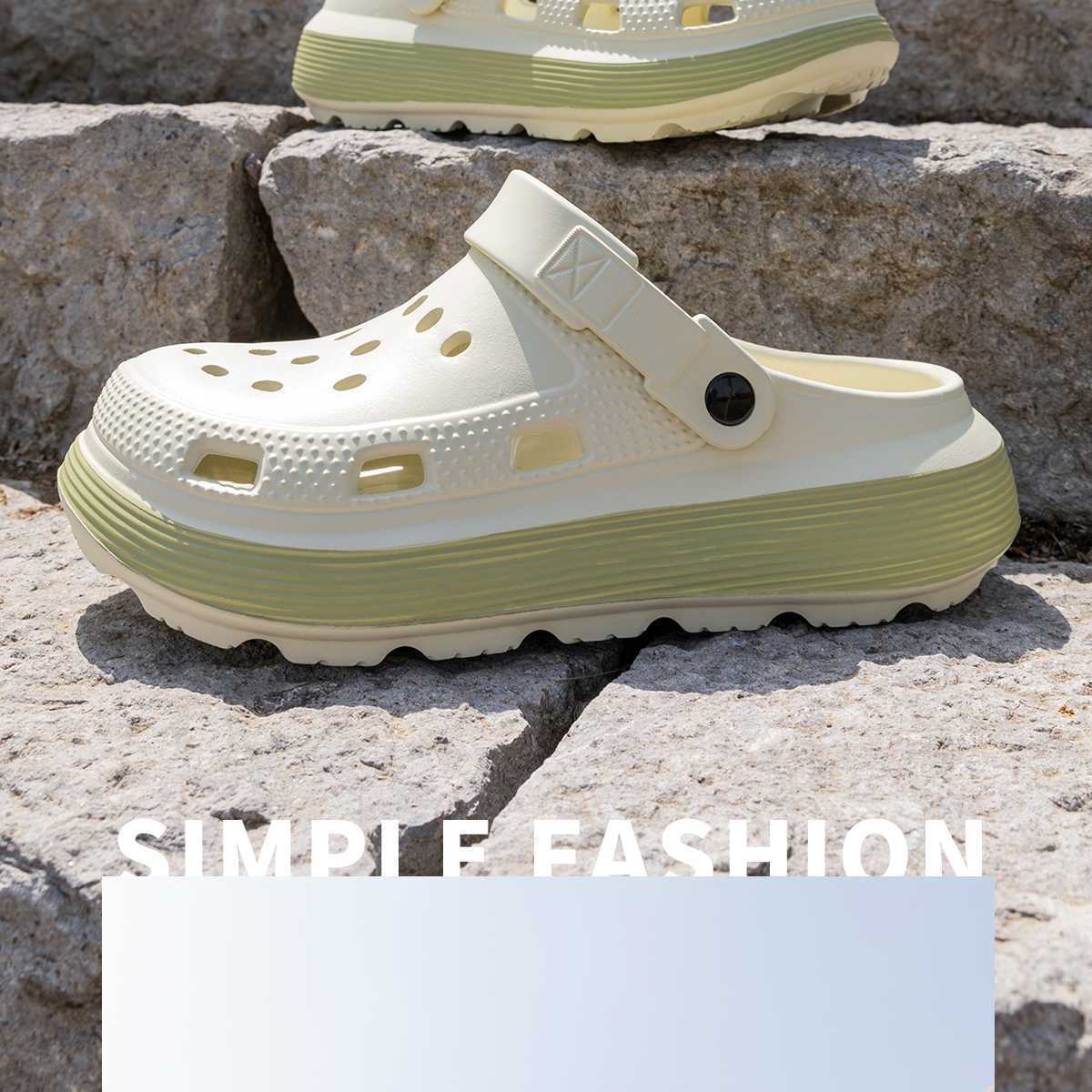 Lidani dames clogs met dikke zool antislip strand slippers outdoor_voghion.com