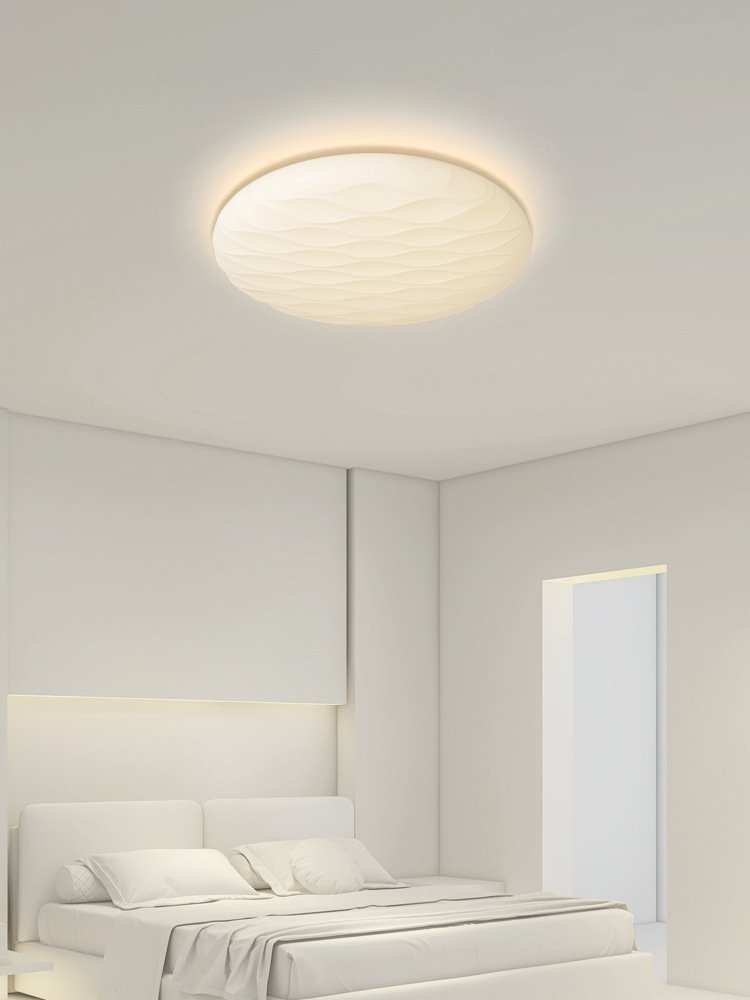 Casa moderna lámpara de techo lámpara de techo nuevo paquete de lámparas de crema de atmósfera combinación cuadrada completa simple